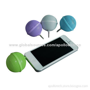 Portable Mini Speakers, Mobile Phone Use, Made of Plastic Material, 500mAh Capacity, Balloon Shaped